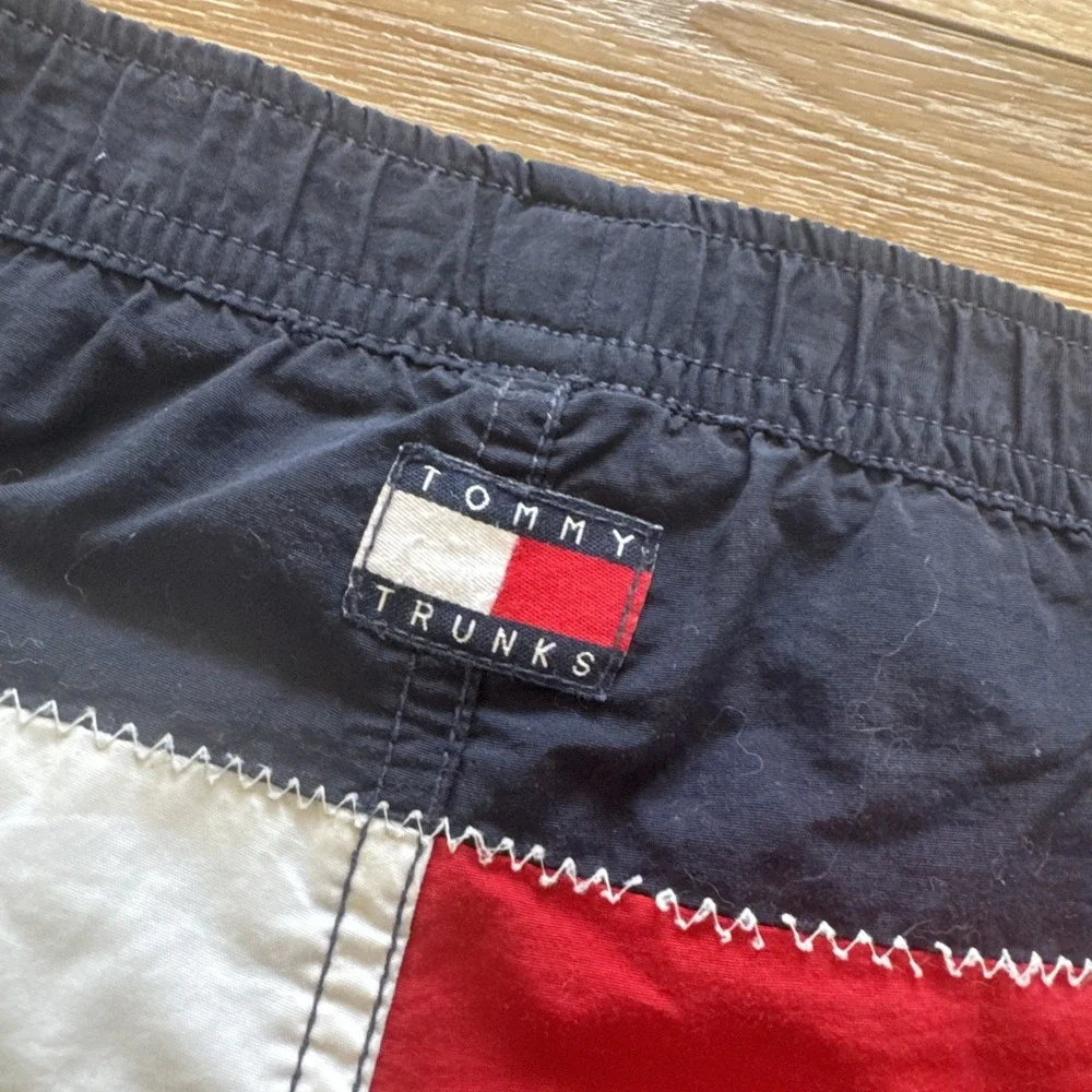 Vintage Tommy Hilfiger Swim Trunks Infants 12-18 months Shorts Boys Y2k